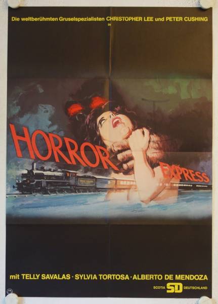 Horror Express originales deutsches Filmplakat